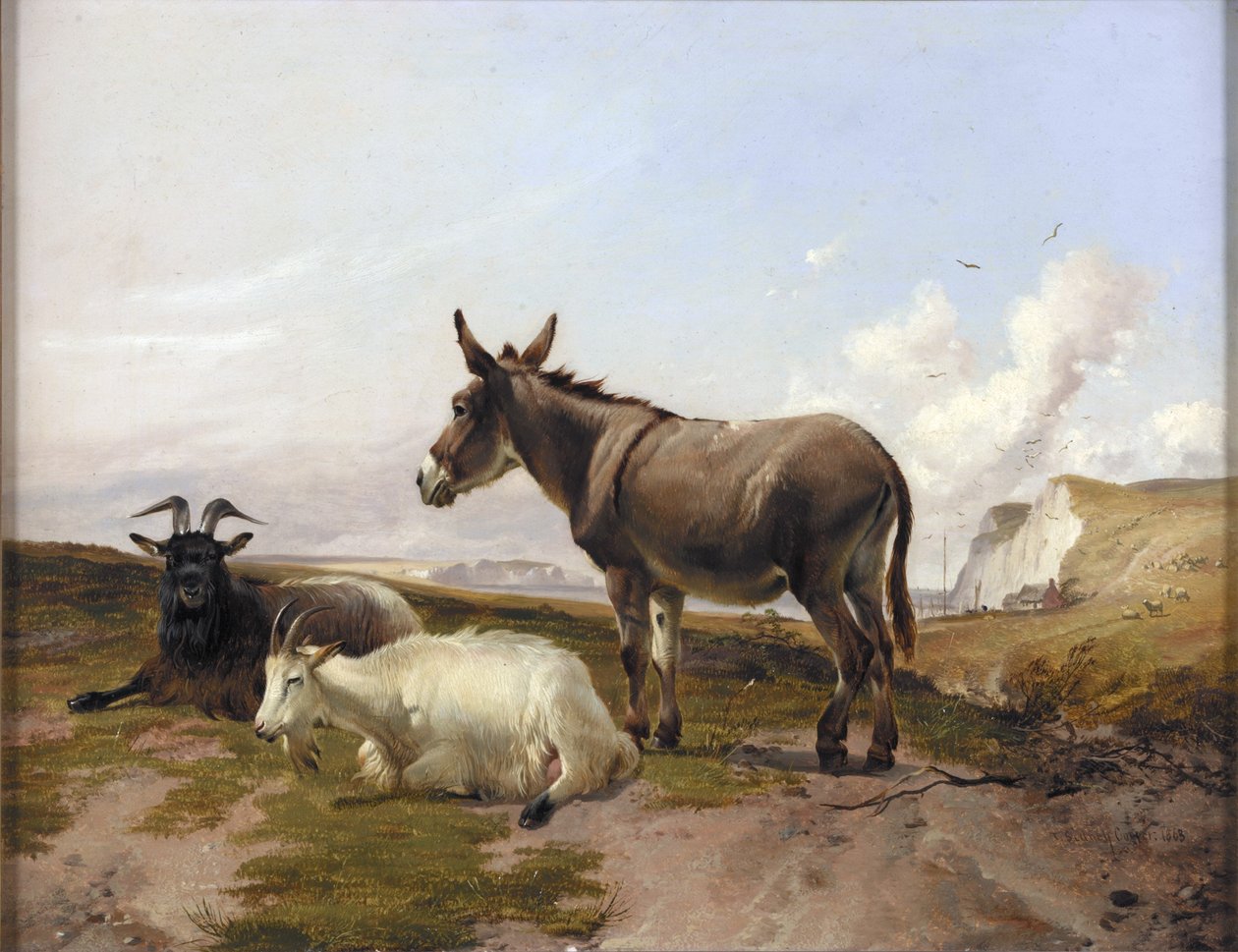 Op de Downs door Thomas Sidney Cooper