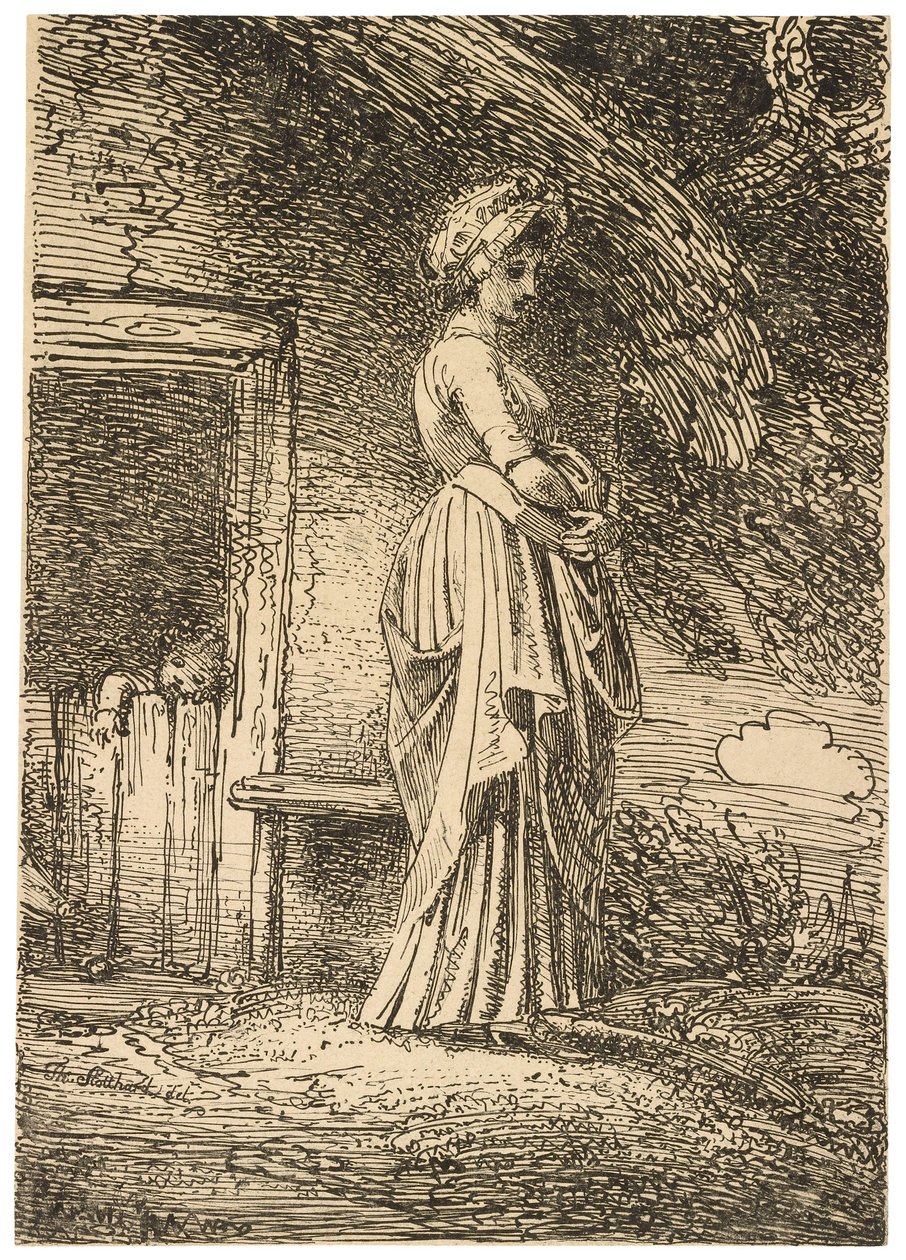 De Verloren Appel uit Specimens of Polyautography door Thomas Stothard