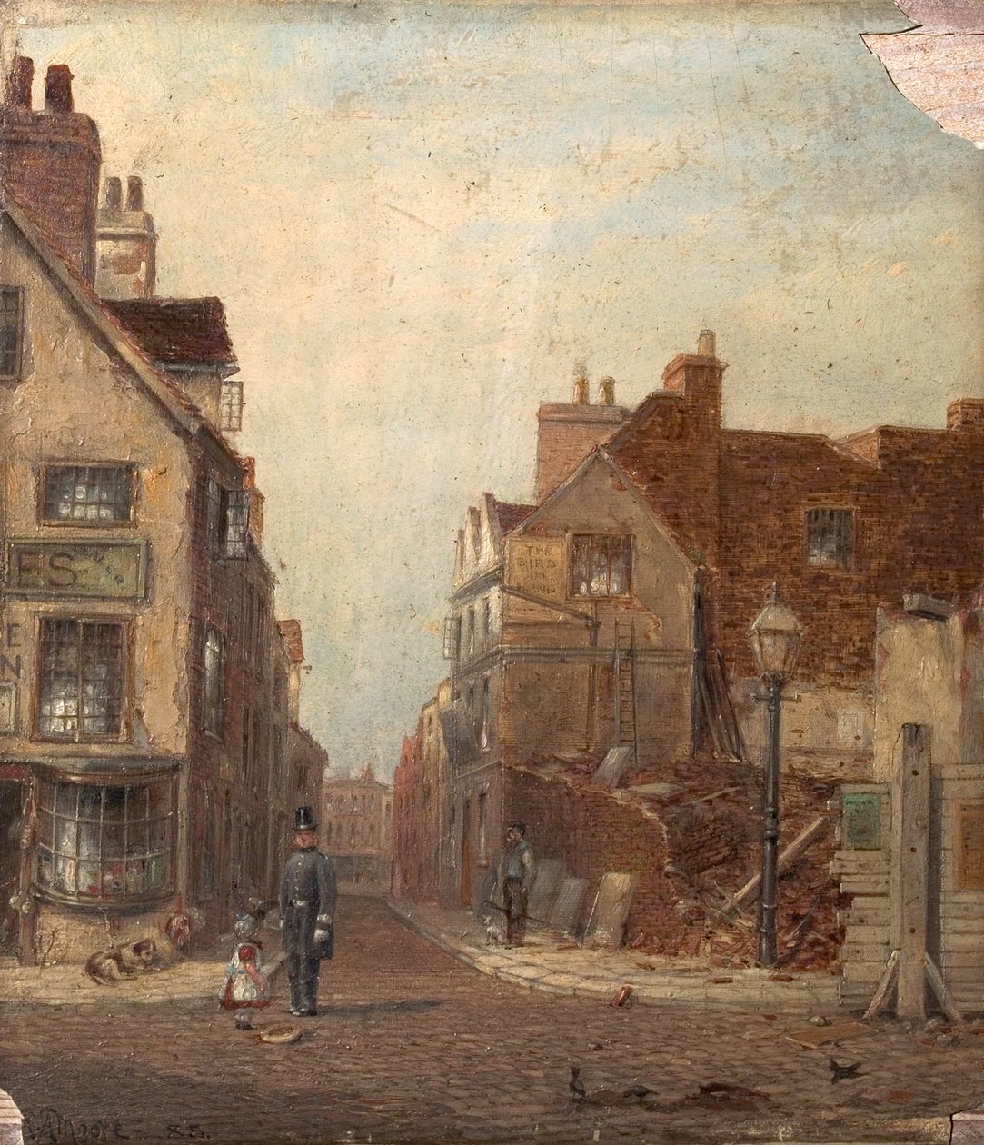 Sheep Lane, Nottingham, c.1885 door Thomas Sturge Moore