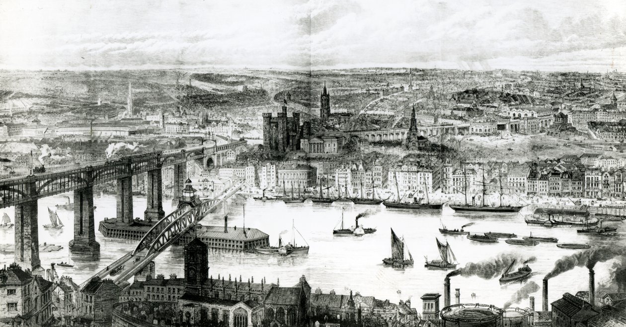Newcastle upon Tyne, illustratie uit 