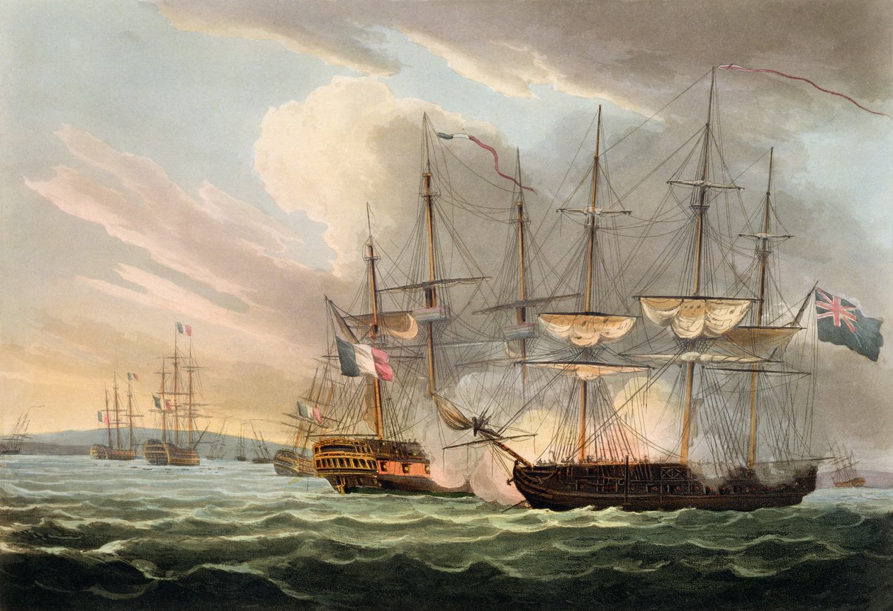 Vernietiging van de Franse Vloot in Baskische Wateren, 12 april 1809, uit 