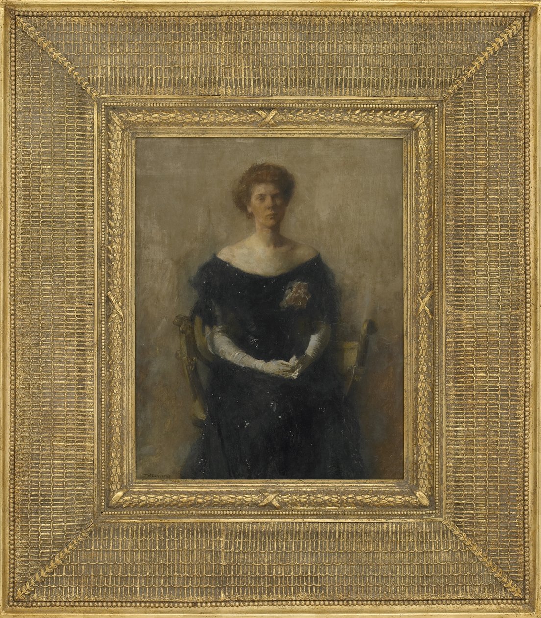 Portret van de dochter van de kunstenaar, 1906 door Thomas Wilmer Dewing