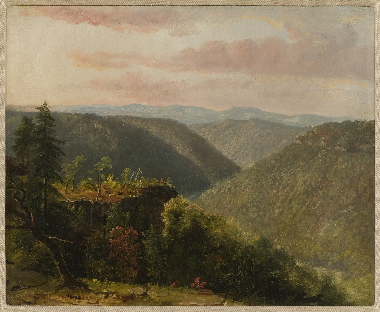 Rollende Heuvels, 1846 door Thomas Worthington Whittredge