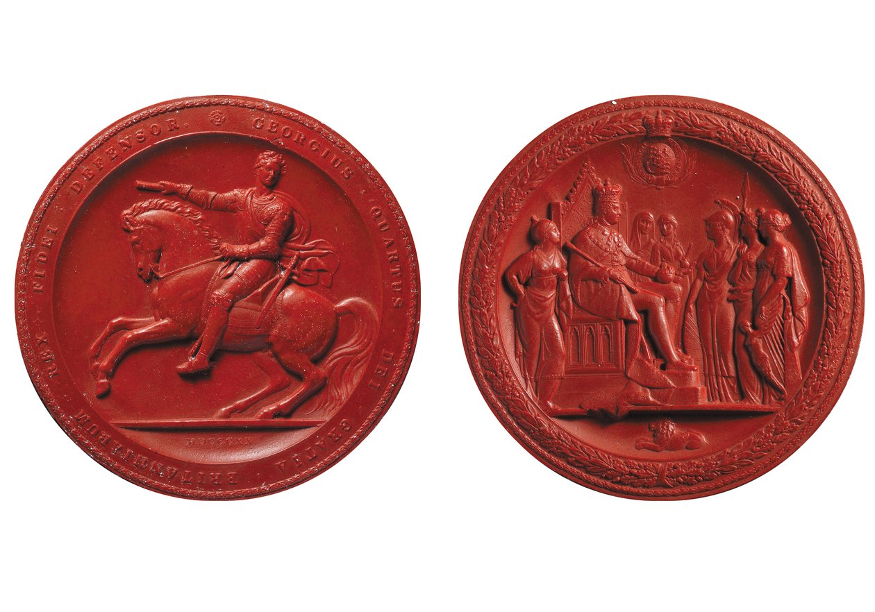Grote zegel van George IV, ca. 1821 door Thomas the Elder Wyon