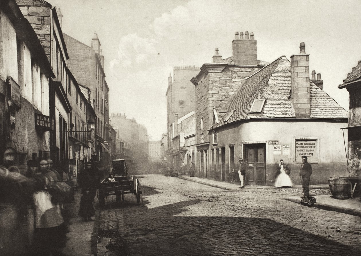 Hoofdstraat, Gorbals, kijkend naar het noorden (nr. 37) door Thomas Annan