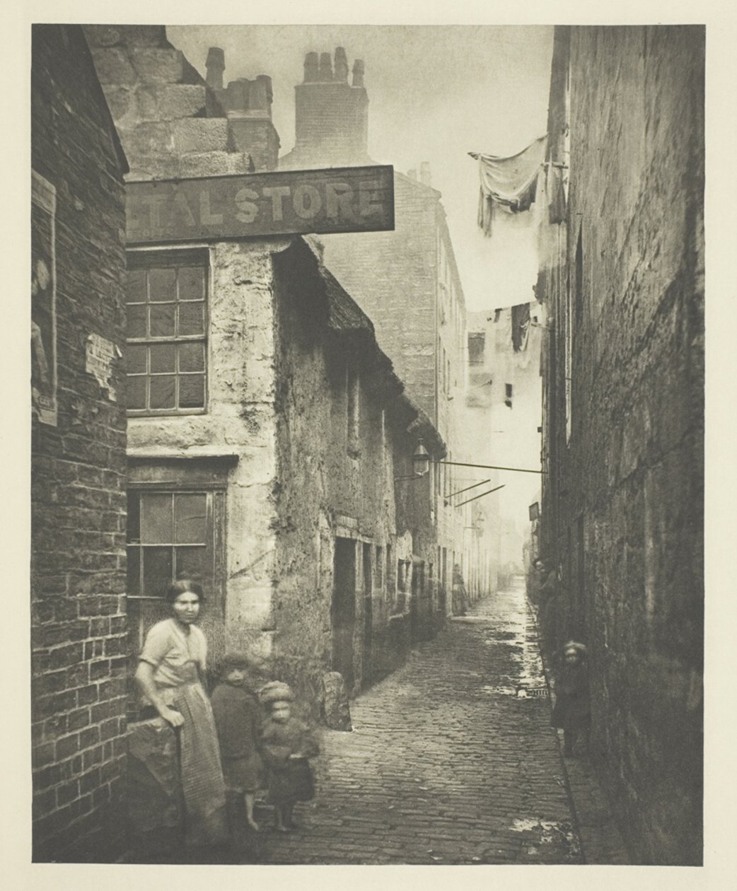 Oude Vennel bij High Street door Thomas Annan