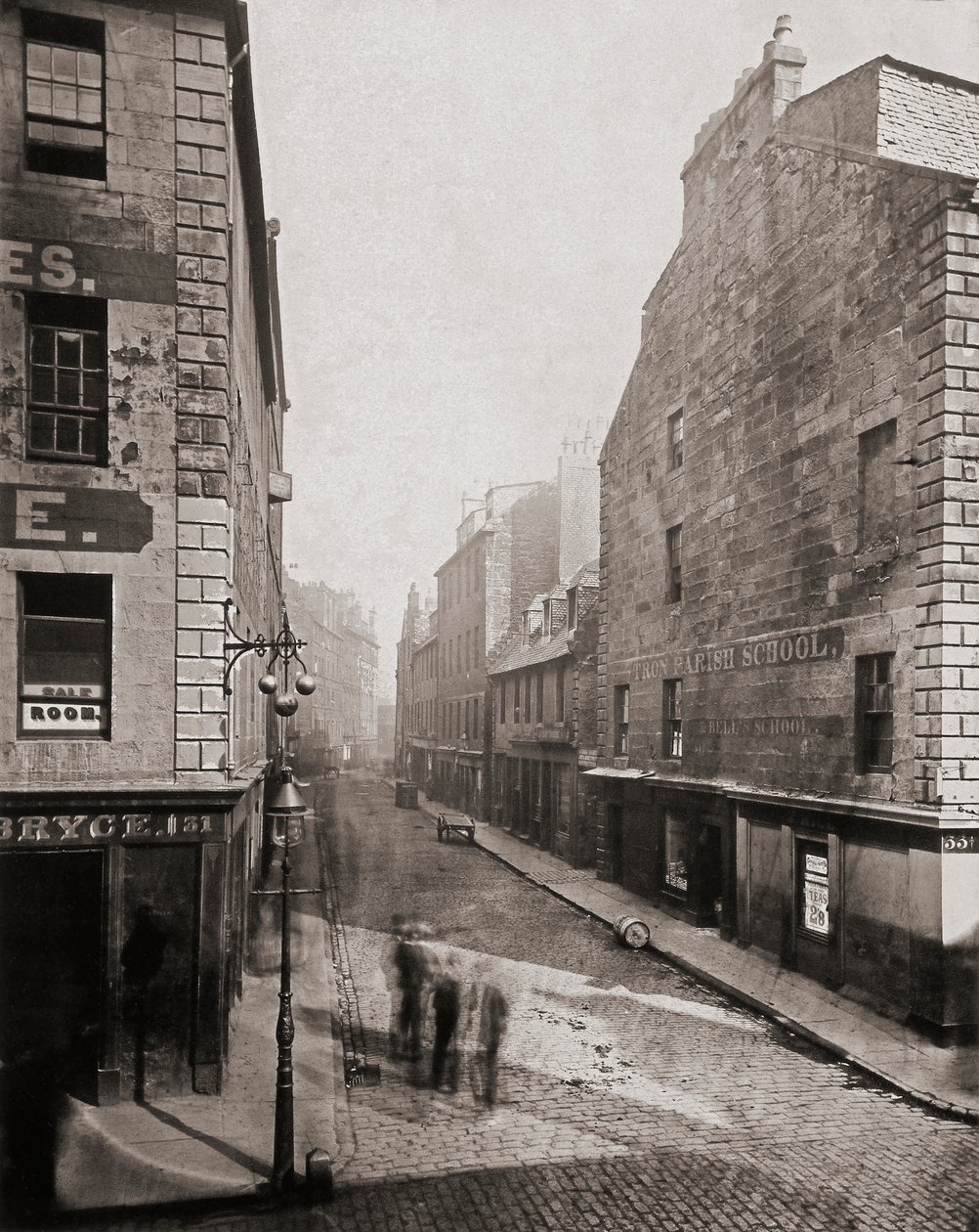 De oude steegjes en straten van Glasgow door Thomas Annan