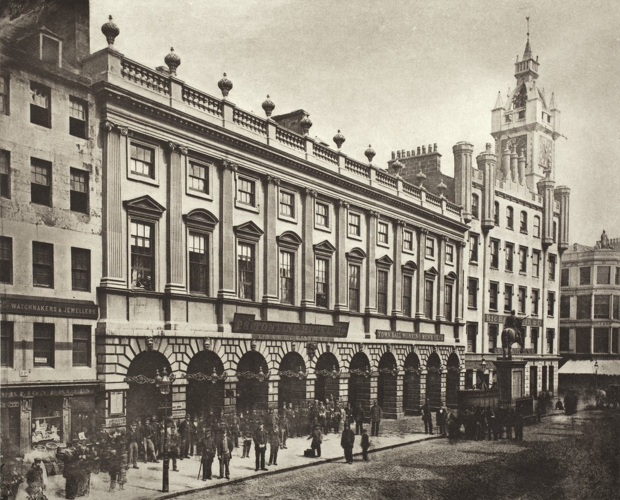 Tontine Building, Trongate (nr. 19) door Thomas Annan