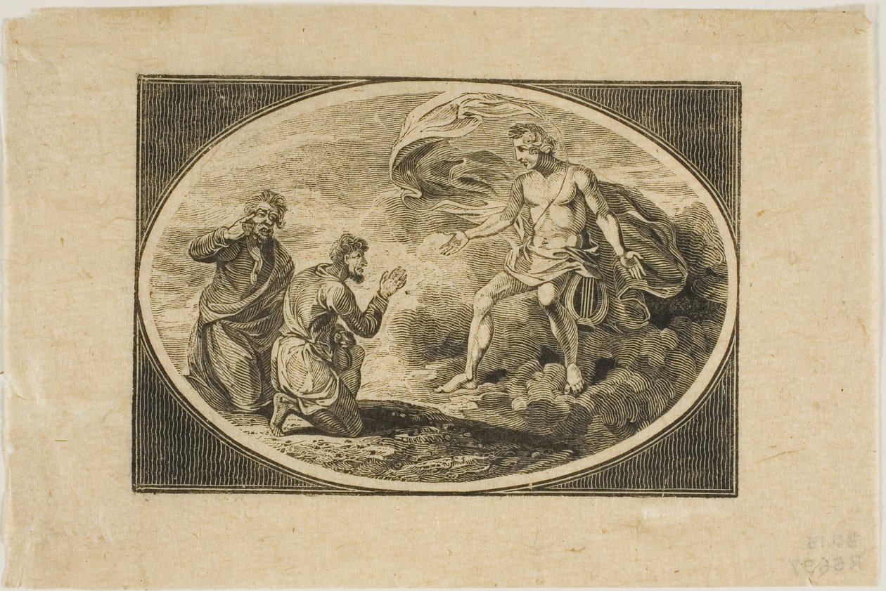 Fabel: De Afgunstige Man en de Hebzuchtige door Thomas Bewick