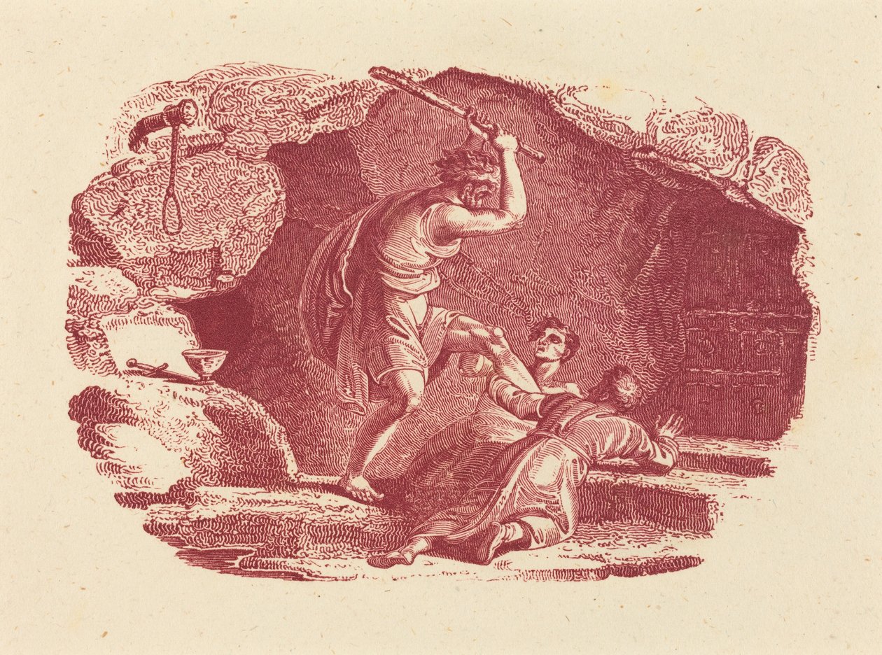 Mordszene door Thomas Bewick