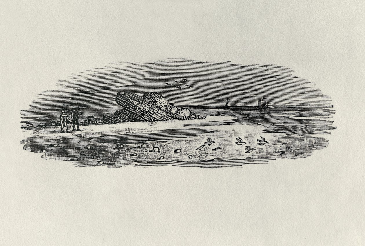 Rotsen met kustschepen, c. 1801, uit 