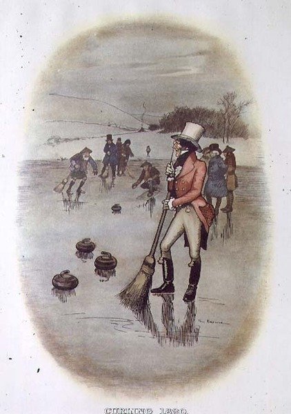 Curling door Thomas Brown
