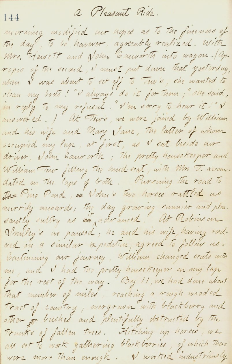 Dagboeken van Thomas Butler Gunn - Deel 17, pagina 156, 7 september 1861 door Thomas Butler Gunn