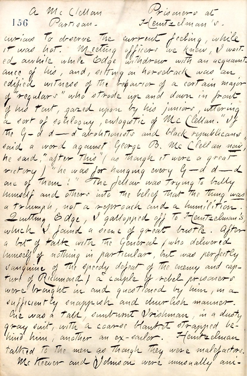 Thomas Butler Gunn Dagboeken - Deel 19, pagina 177, 4 mei 1862 door Thomas Butler Gunn