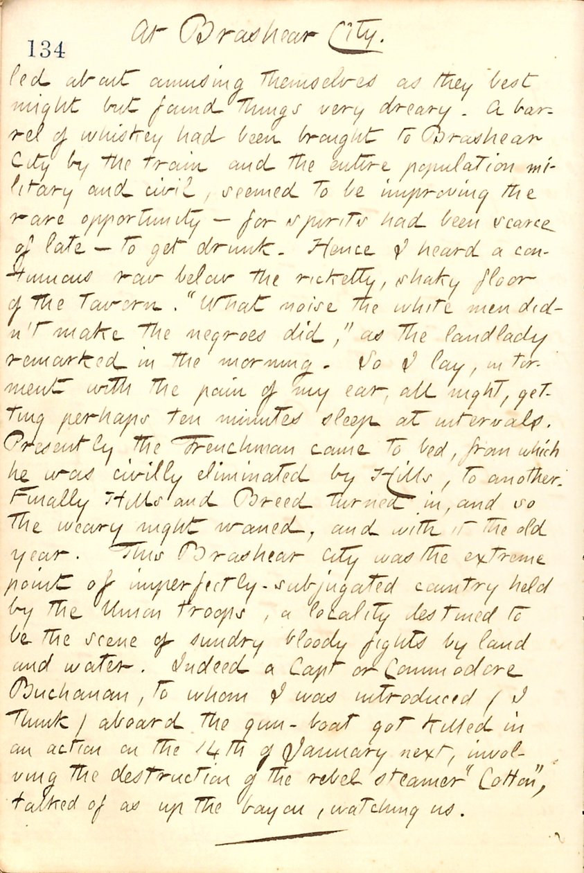 Dagboeken van Thomas Butler Gunn - Deel 21, pagina 148, 31 december 1862 door Thomas Butler Gunn