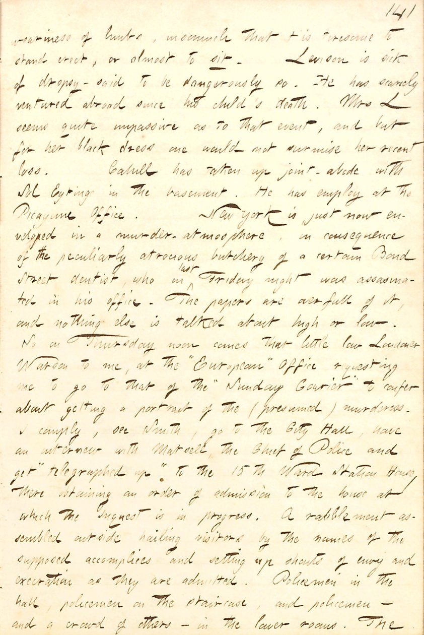 Dagboeken van Thomas Butler Gunn: Volume 8, pagina 149, 3-7 februari 1857 door Thomas Butler Gunn