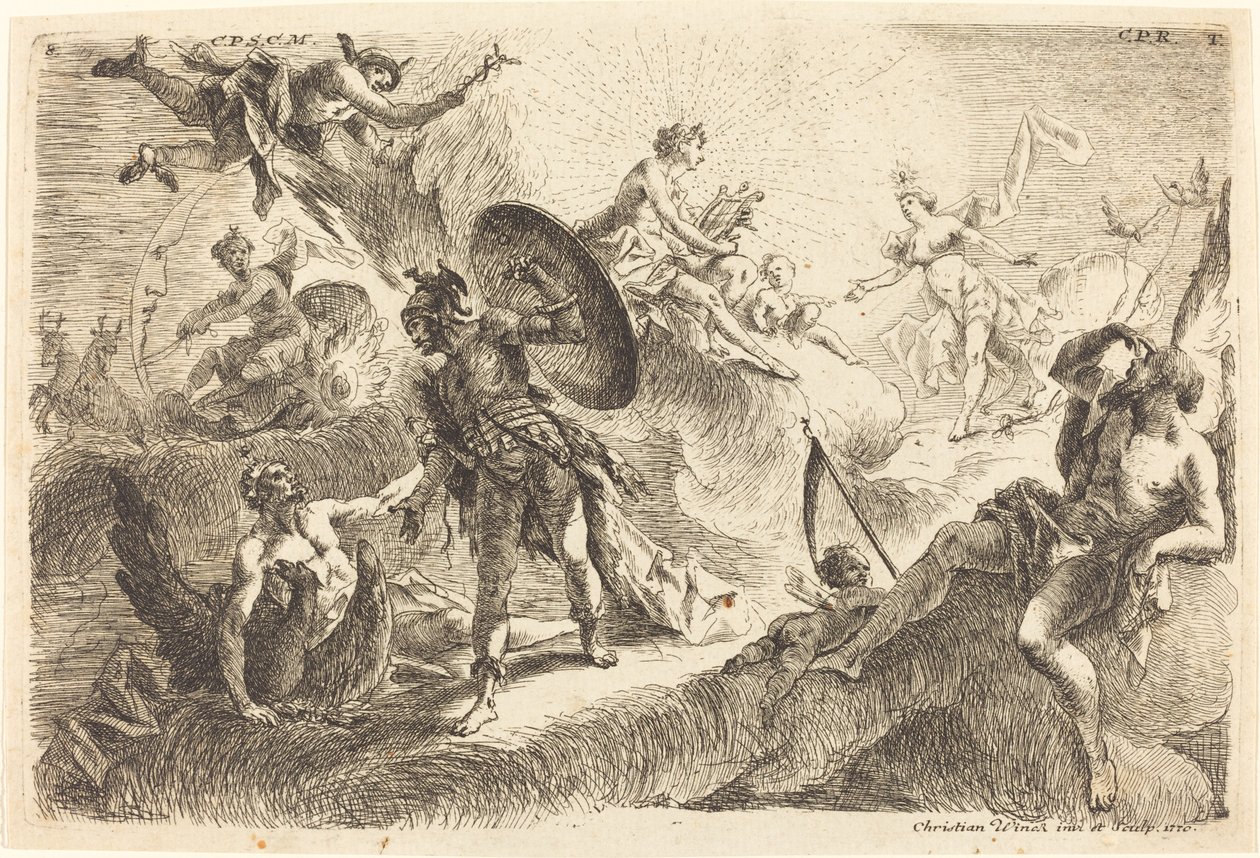 De Zeven Planeten door Thomas Christian Winck