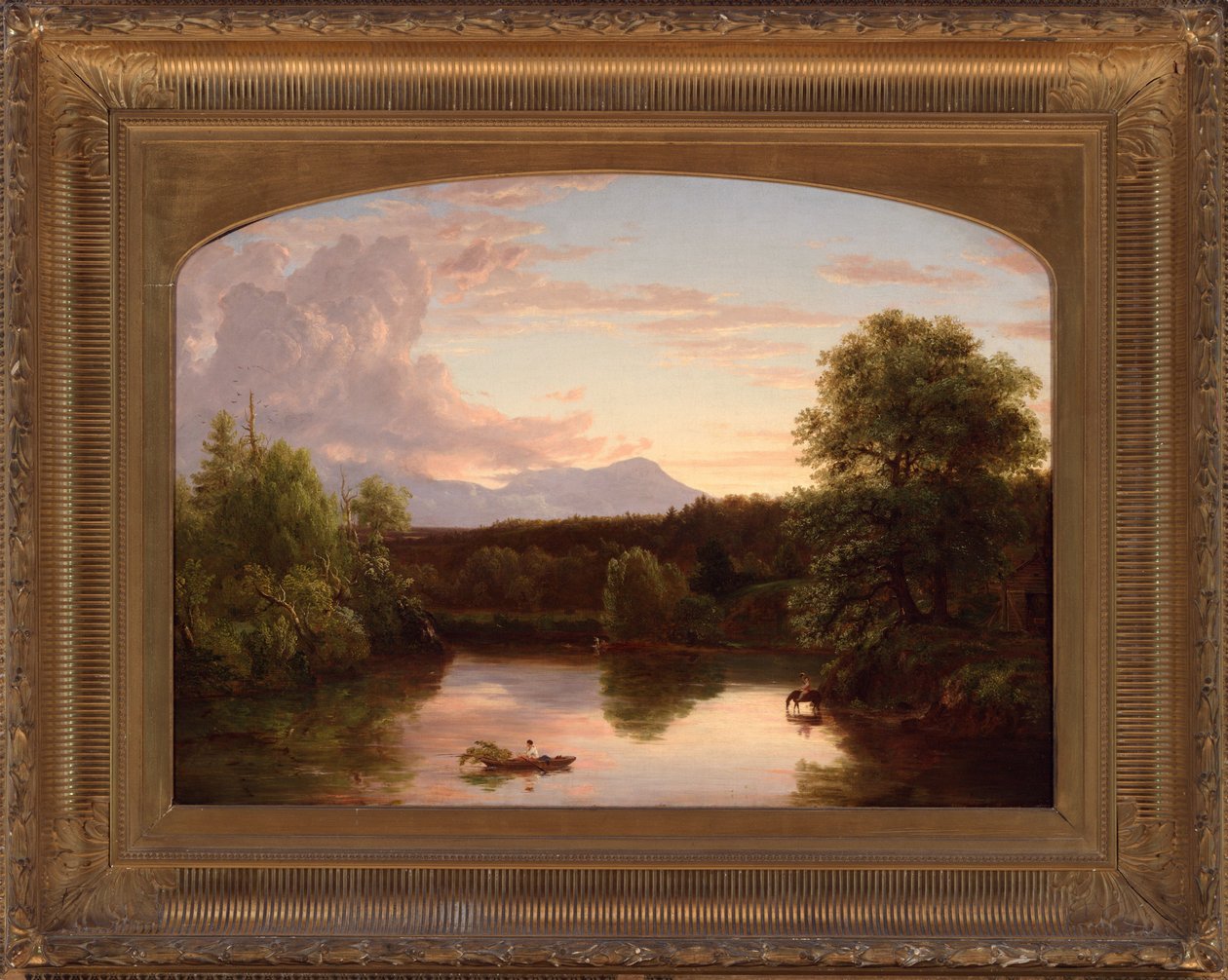 North Mountain en Catskill Creek door Thomas Cole