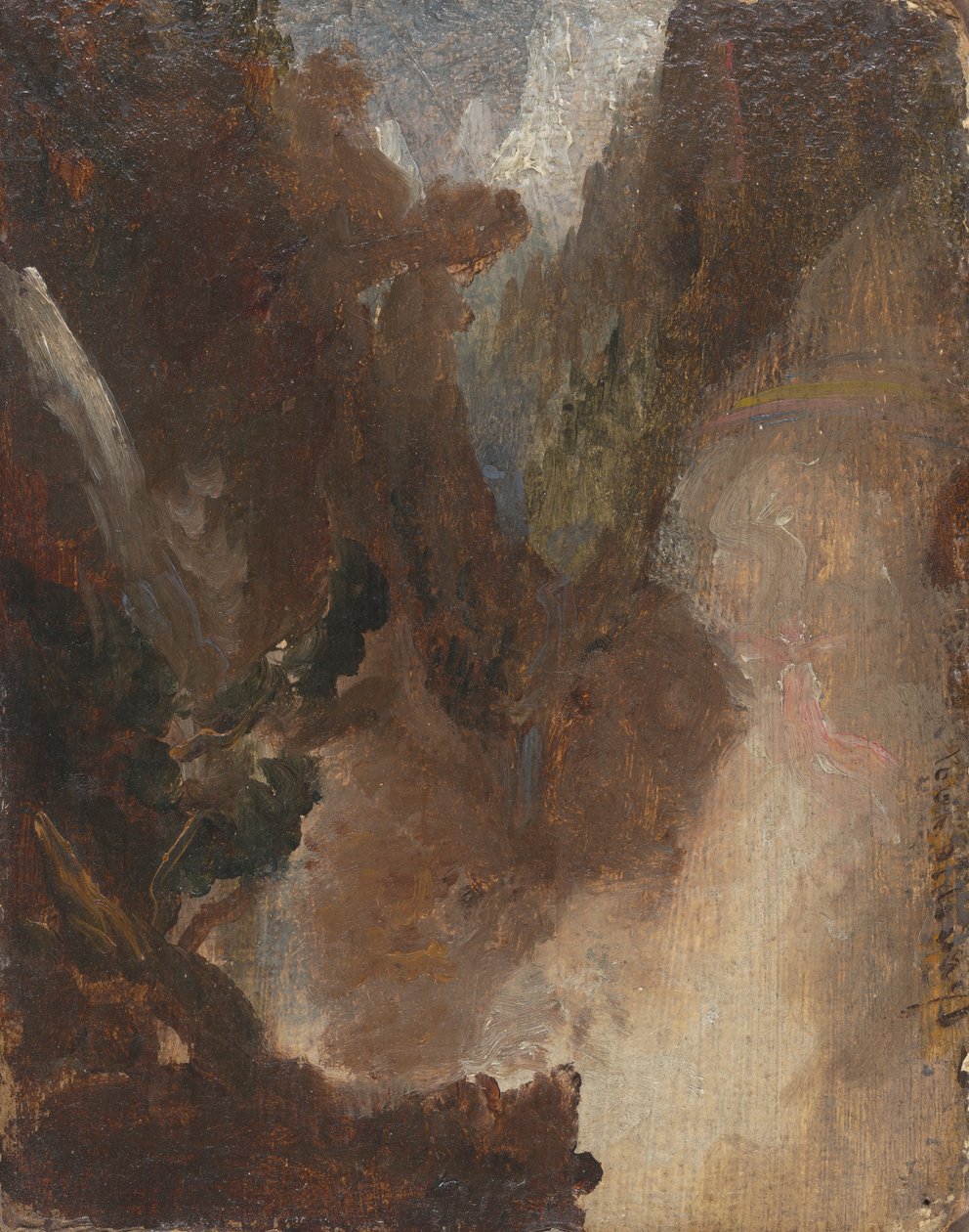 Studie voor een scène uit Lord Byron door Thomas Cole