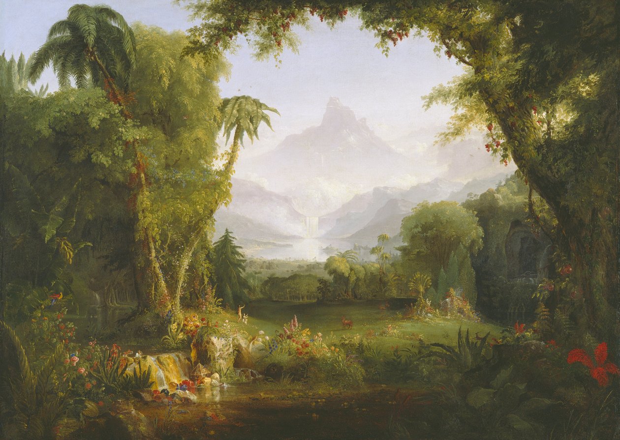 De Hof van Eden door Thomas Cole