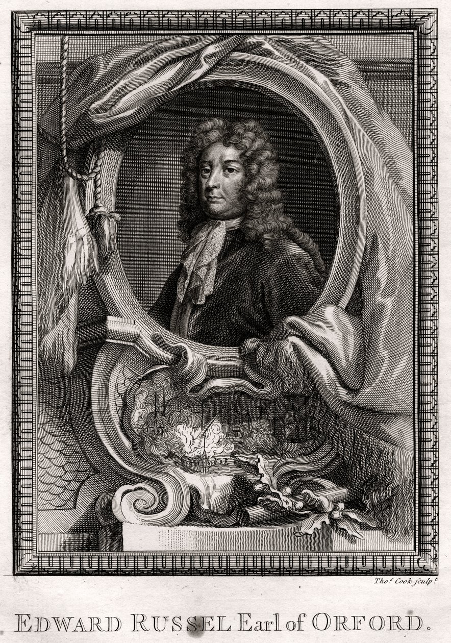 Edward Russel, Graaf van Orford, 1775 door Thomas Cook