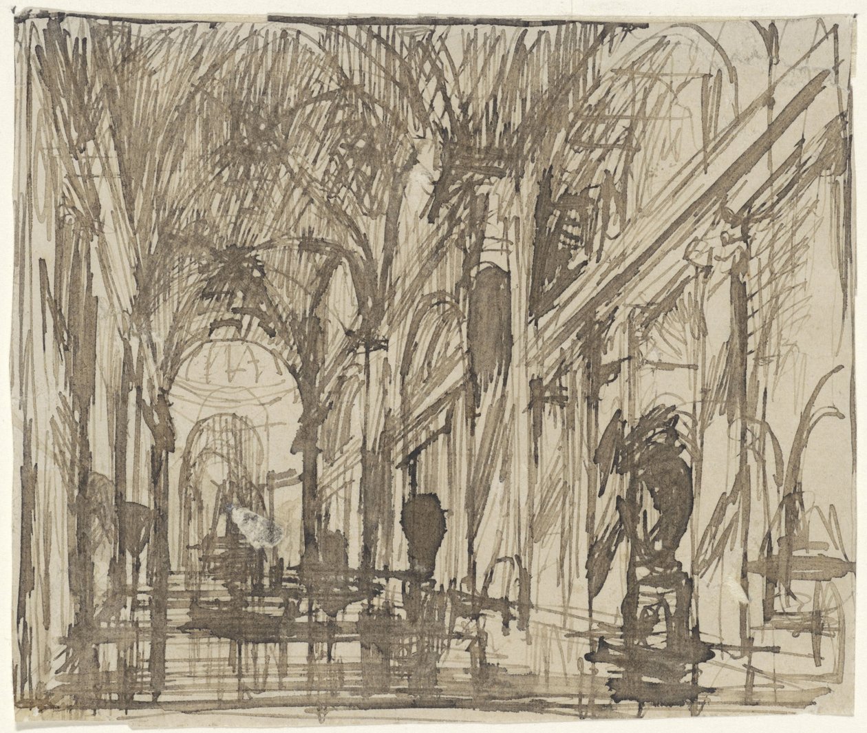 Kerkinterieur te Rome door Thomas Cool