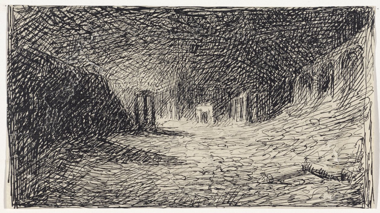 Ruïnes bij nacht door Thomas Cool