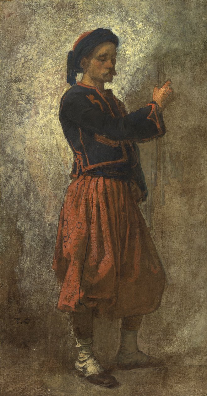 Een Zouaaf door Thomas Couture