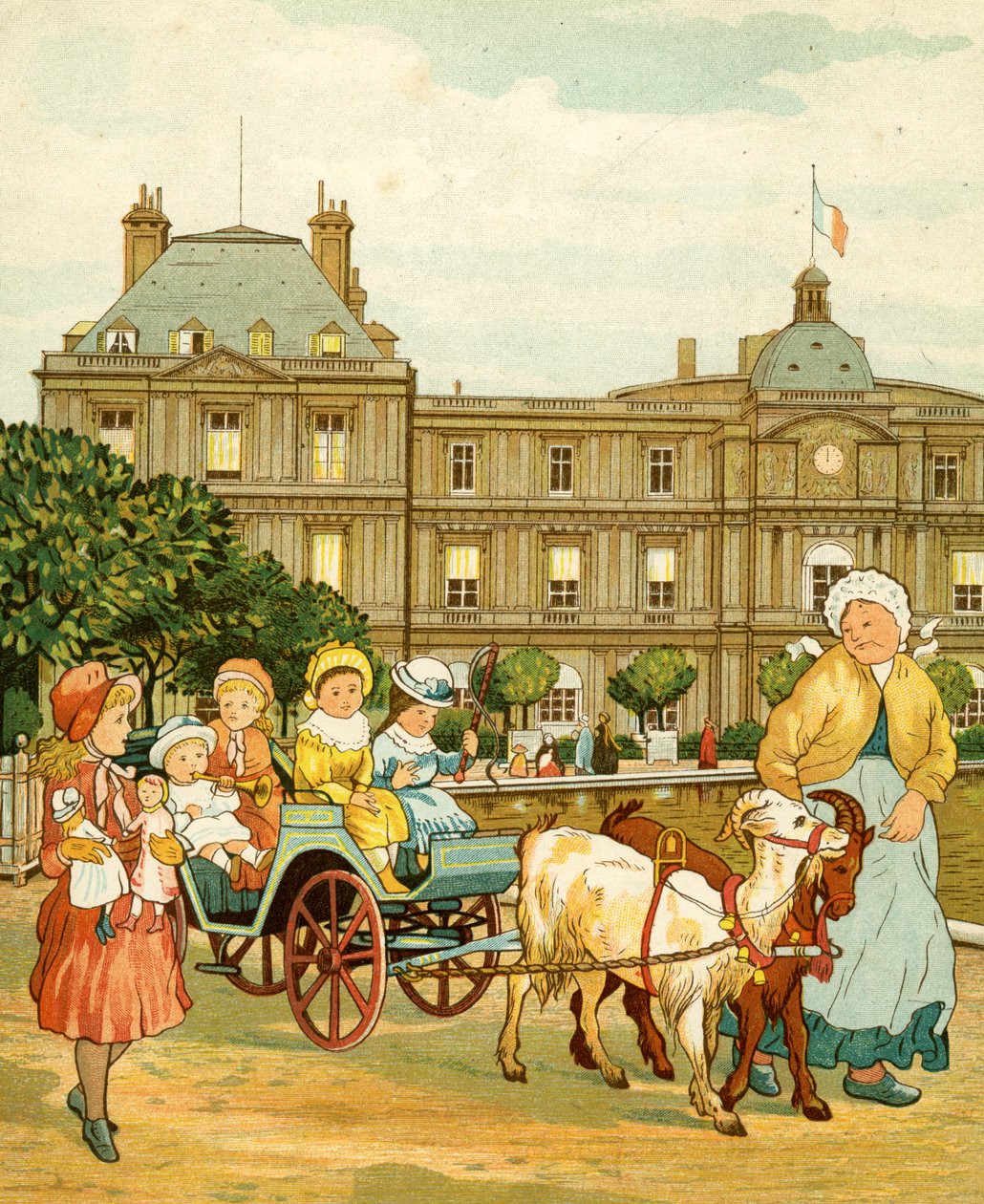 Luxemburgse Tuinen, kindergeitenrit door Thomas Crane