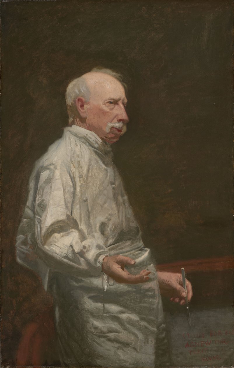Dr. Agnew (Dr. D. Hayes Agnew) (1818-1892) door Thomas Eakins