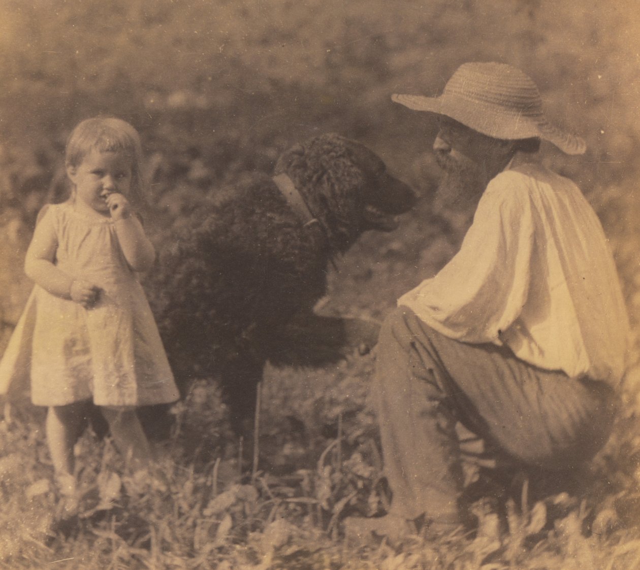 [Katie Crowell, William J. Crowell en „Piero?“] door Thomas Eakins