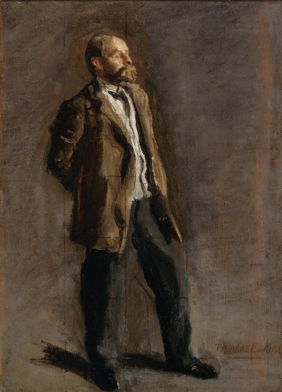 Studie voor het portret van John McClure Hamilton door Thomas Eakins