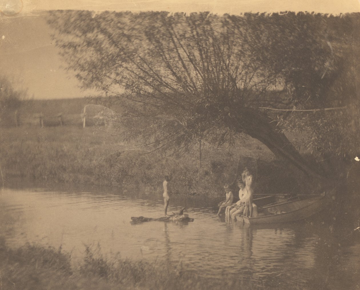 [Susan Macdowell en de kinderen Crowell in Avondale, Pennsylvania] door Thomas Eakins