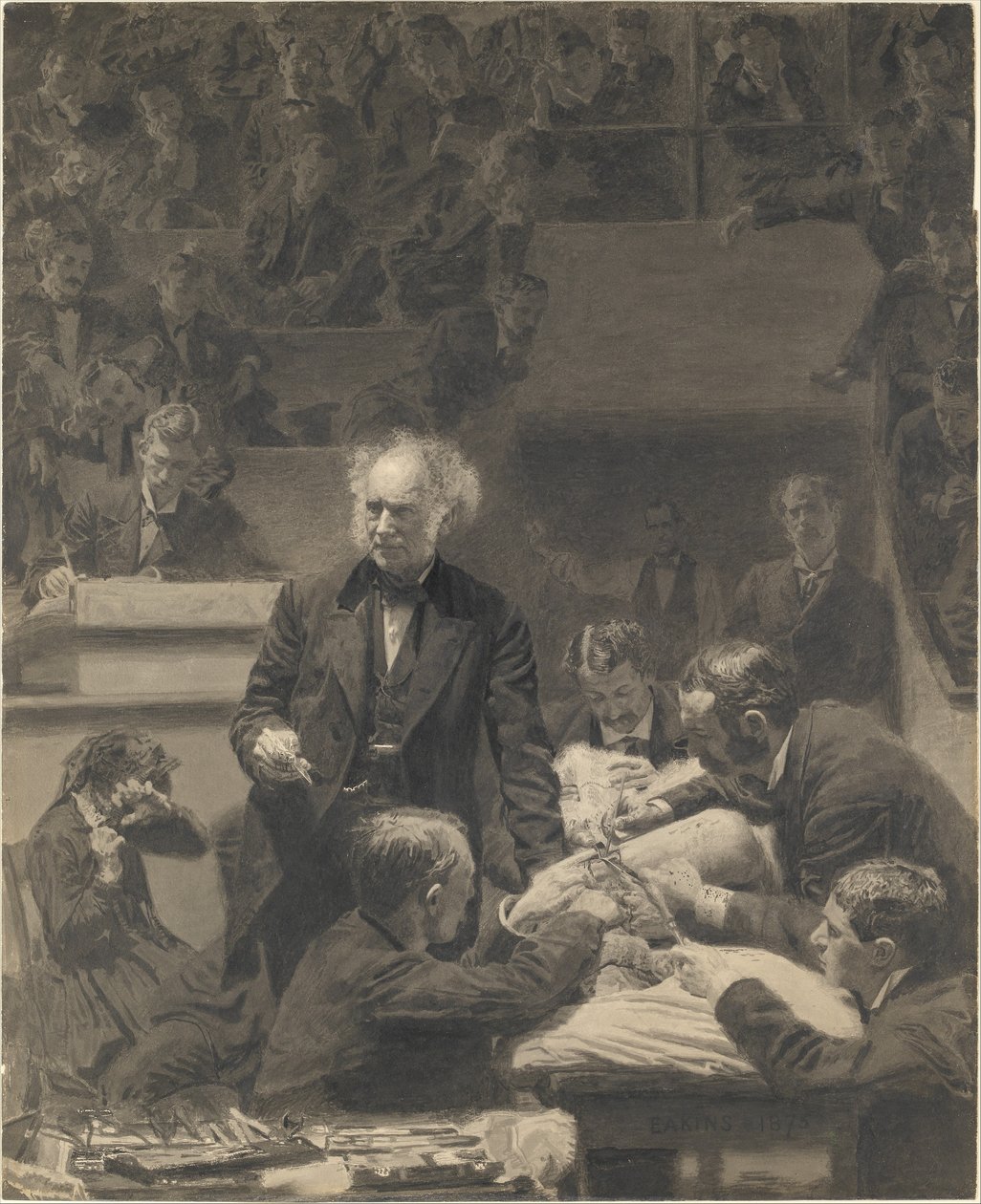 De Gross-kliniek door Thomas Eakins