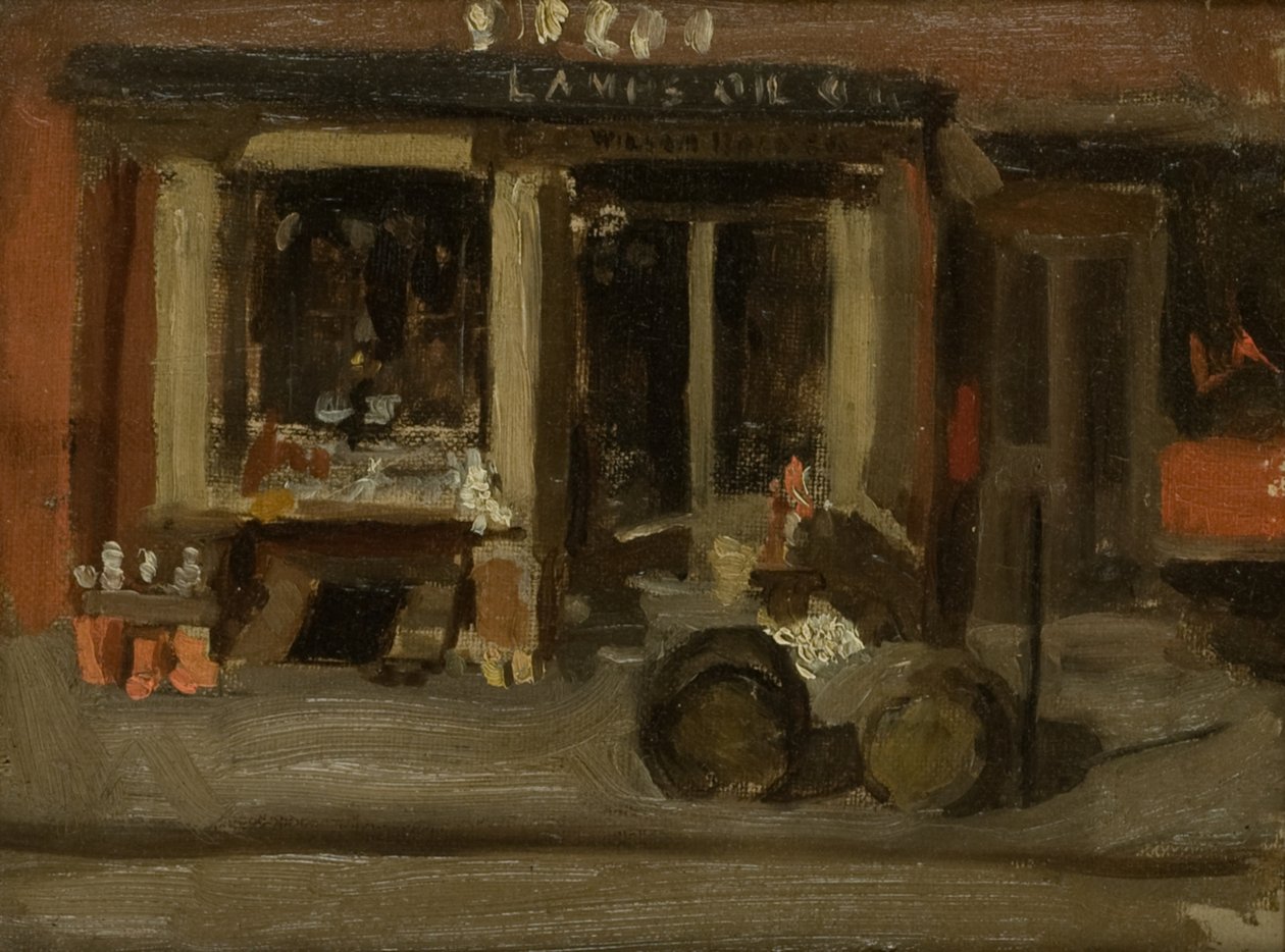 Zonder titel (straatscène) door Thomas Eakins