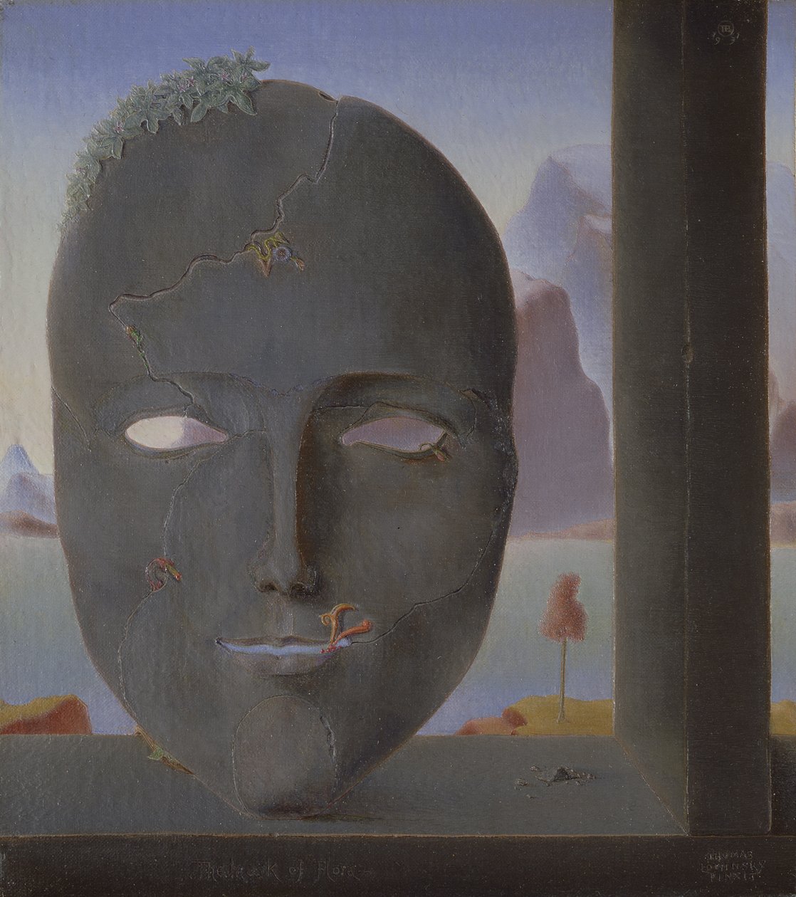 Het Masker van Flora door Thomas Esmond Lowinsky