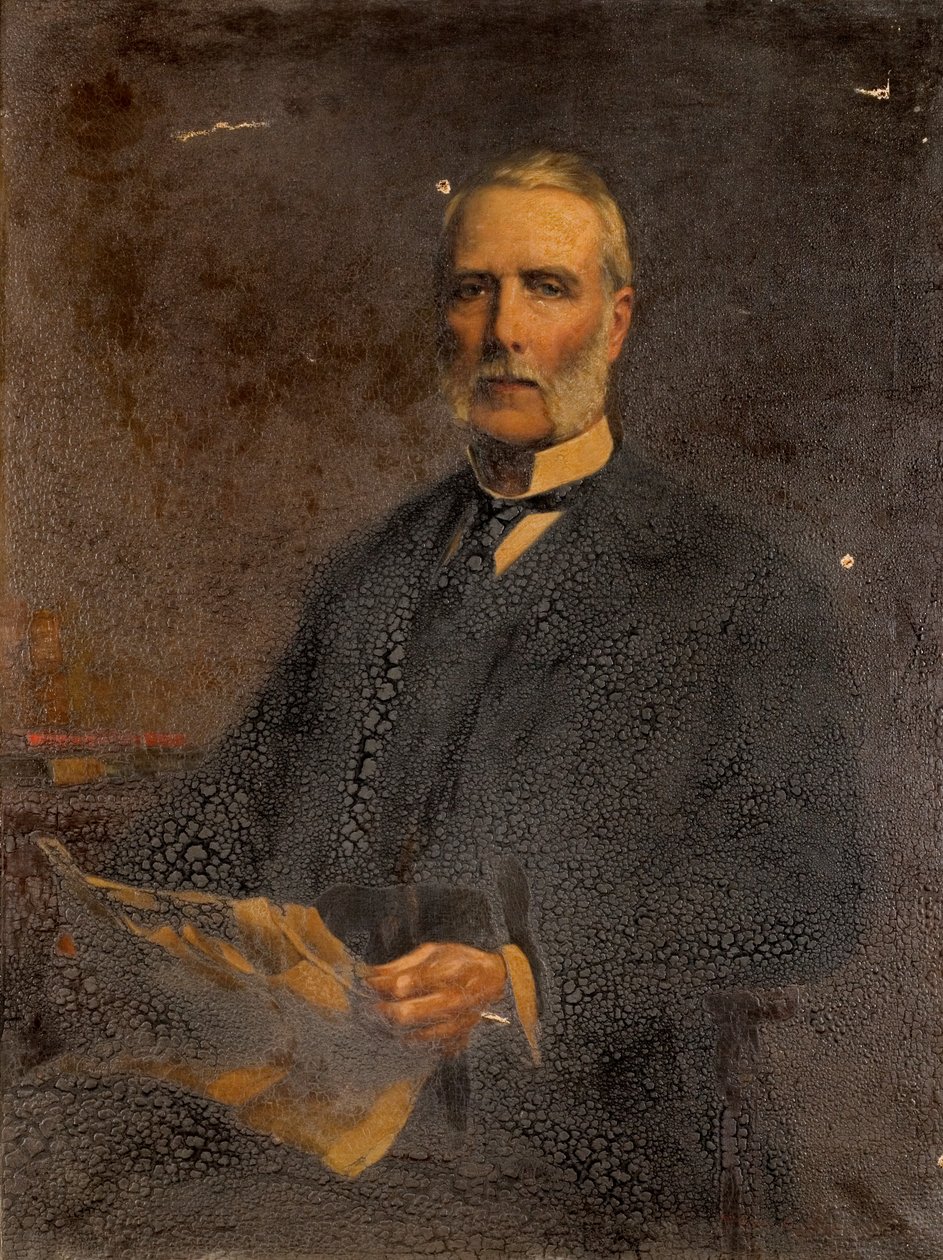 Portret van John Hall door Thomas Eyre Macklin