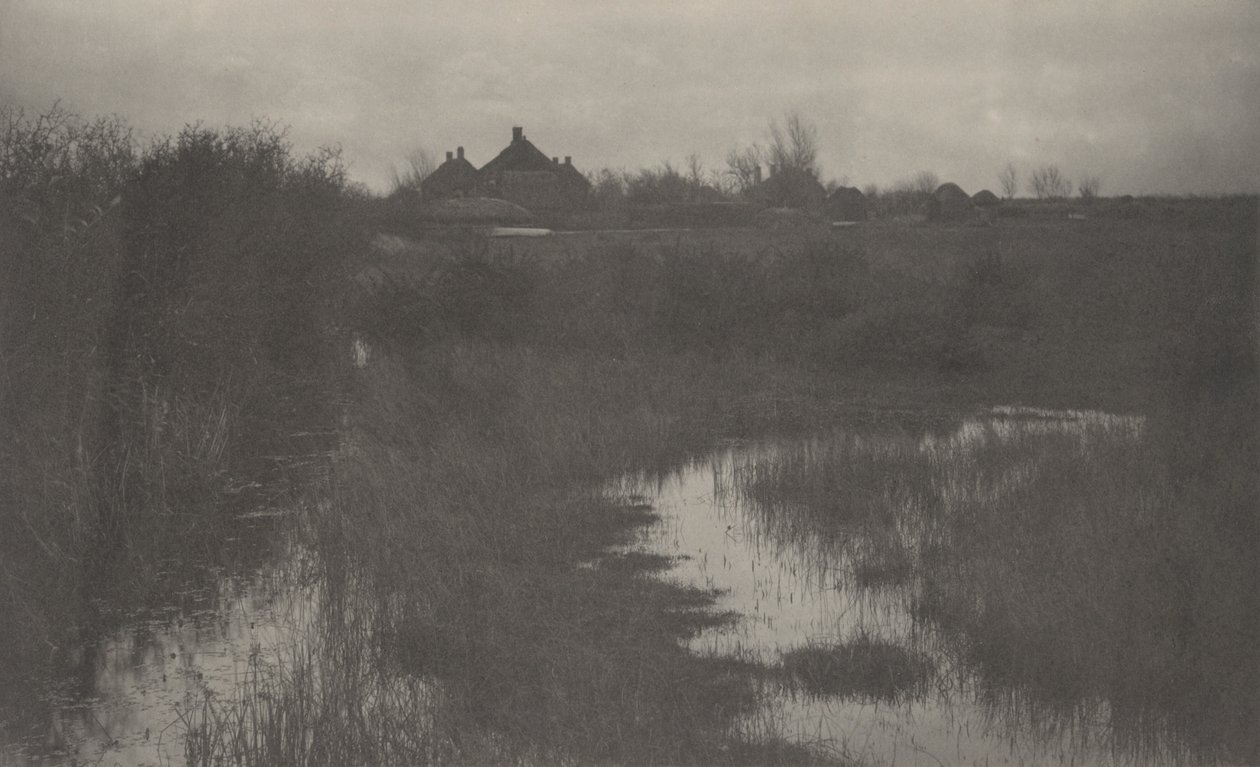 De rand van het moeras,1886 (foto) door Thomas Frederick Goodall