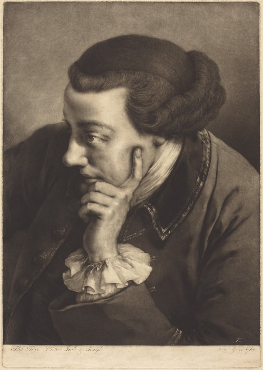 Imaginair portret van een Engelse gentleman door Thomas Frye