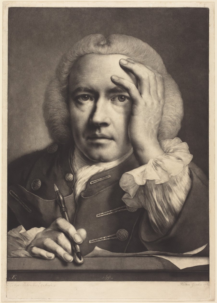 Zelfportret door Thomas Frye