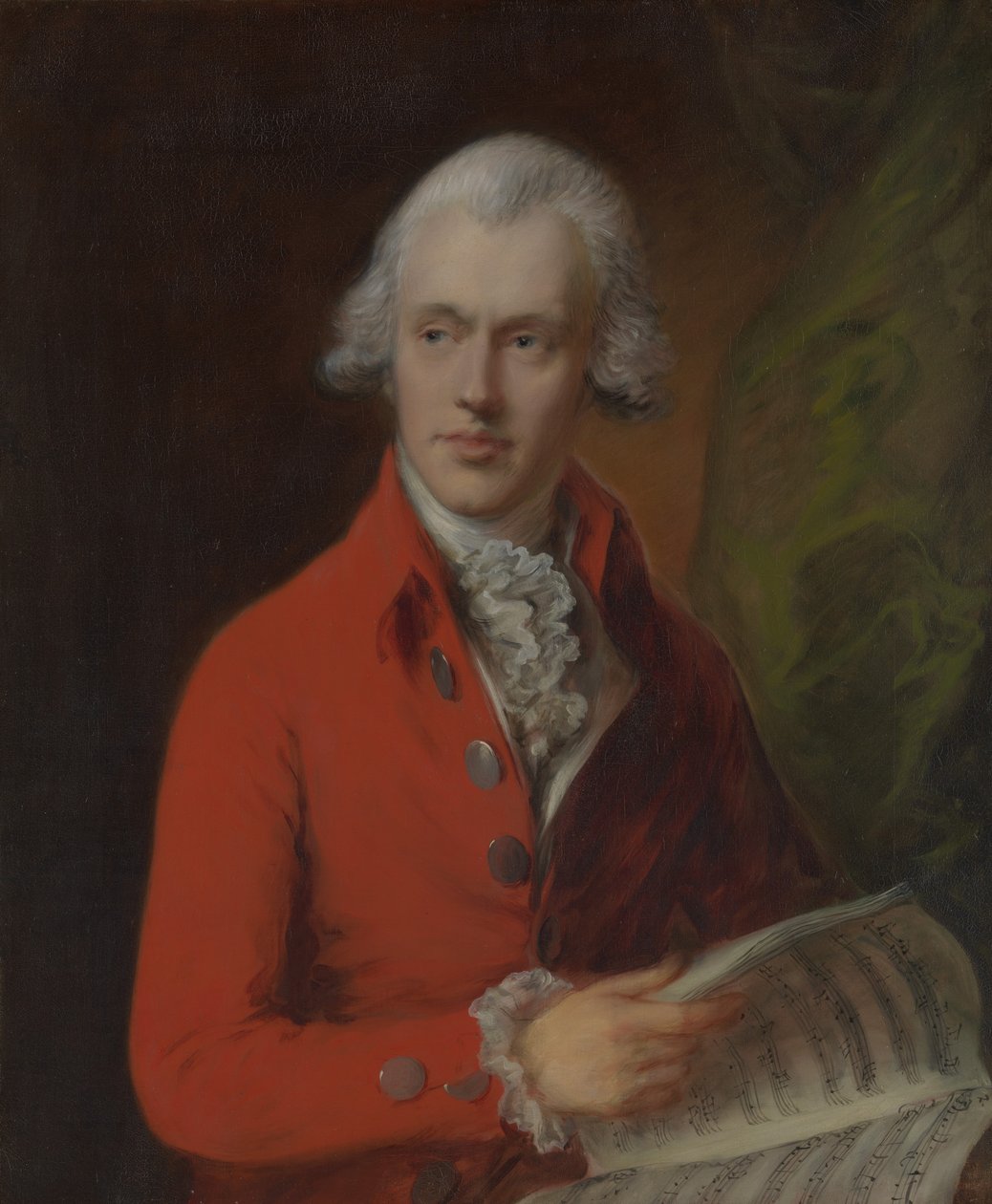 Charles Rousseau Burney 1747-1819, ca. 1780 door Thomas Gainsborough