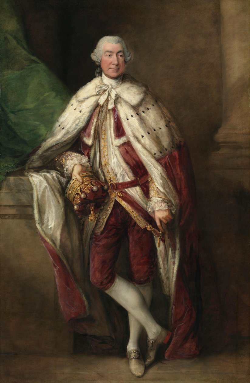 James, 8e graaf van Abercorn door Thomas Gainsborough