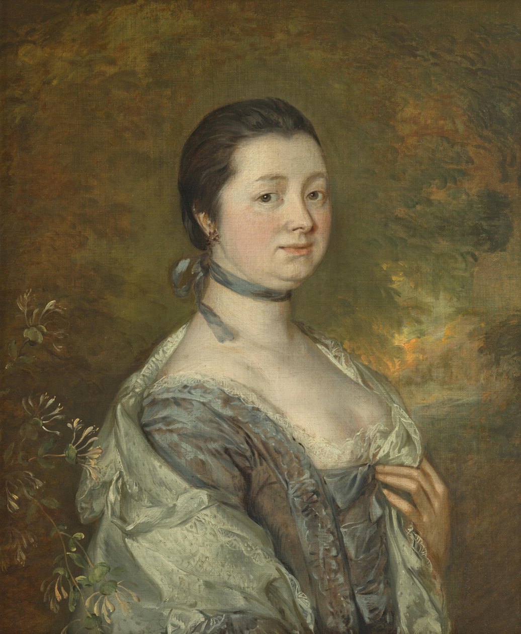 Margaret Gainsborough, geboren Burr door Thomas Gainsborough