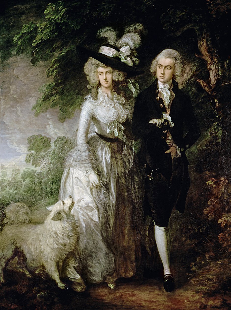 De heer en mevrouw William Hallett (De ochtendwandeling), c.1785 door Thomas Gainsborough