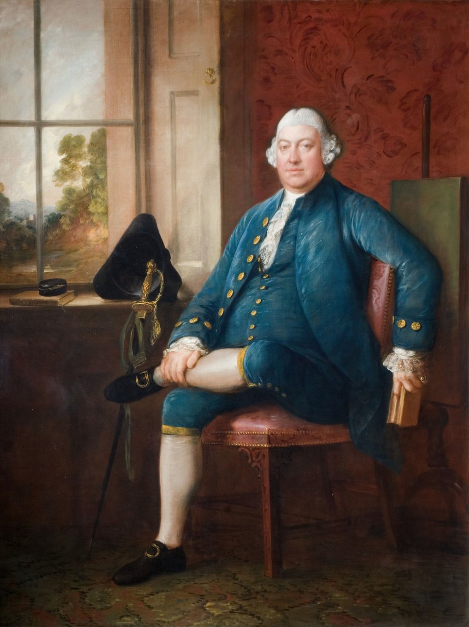 Portret van Matthew Hale 1728-86, 1763 door Thomas Gainsborough