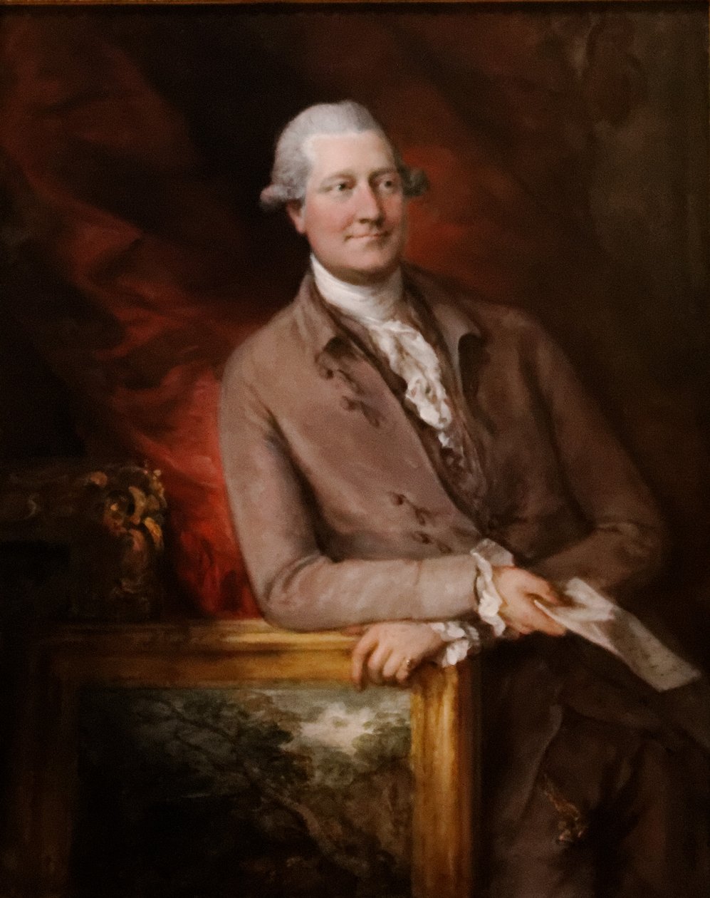 Portret van James Christie (1730 - 1803) door Thomas Gainsborough