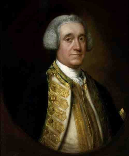 Portret van vice-admiraal Thomas Broderick door Thomas Gainsborough