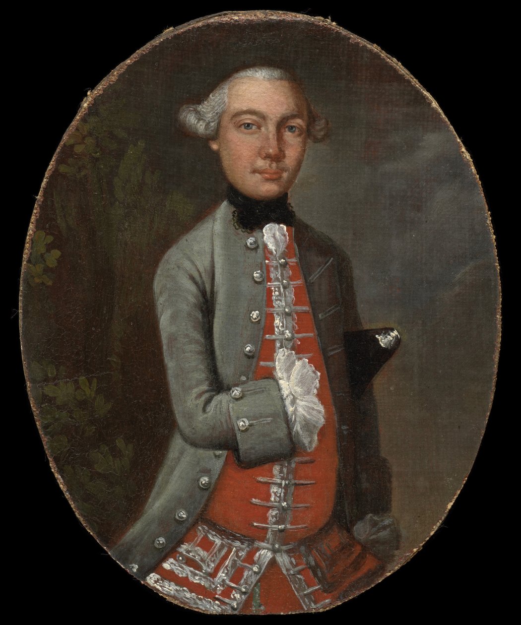 Portret van een heer, ca. 1745-48 door Thomas Gainsborough
