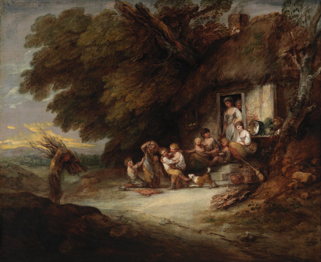 De Deur van het Huisje door Thomas Gainsborough
