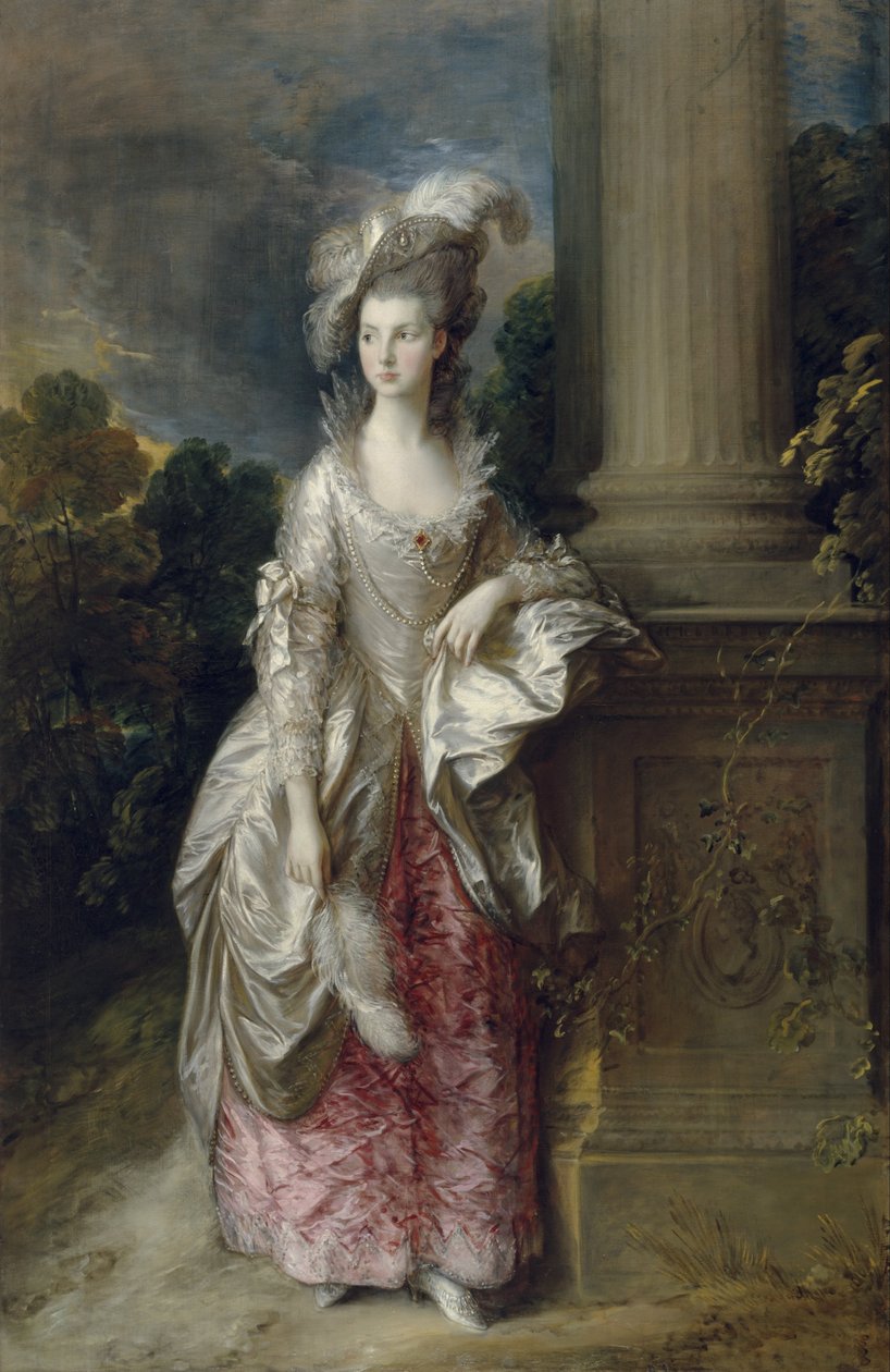 De geachte mevrouw Graham (1757 - 1792) door Thomas Gainsborough